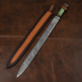 The Northman’s Legacy: Hand-Forged Damascus Steel Viking Sword