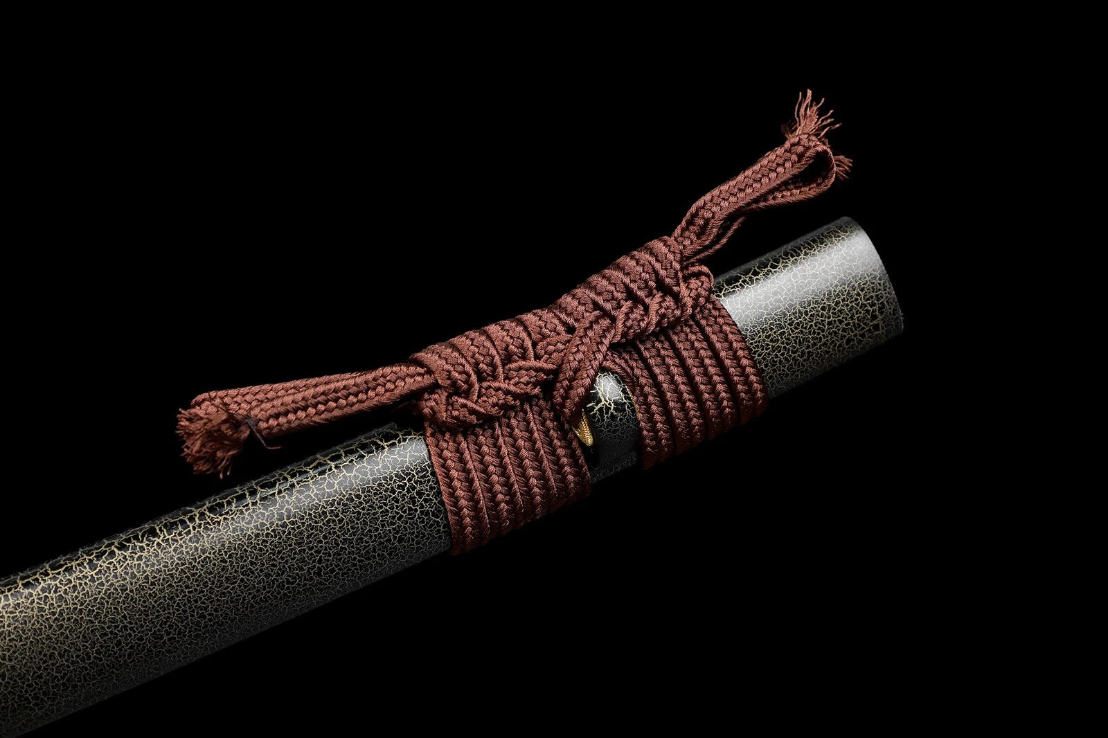 The Nomad’s Resolve: Clay-Tempered Katana with Leather Wrap