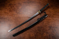 The Imperial Sentinel: Clay-Tempered with Brass Tsuba Samurai Katana