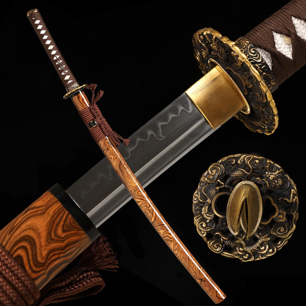 The Earth’s Vein: Clay-Tempered Master Steel Katana