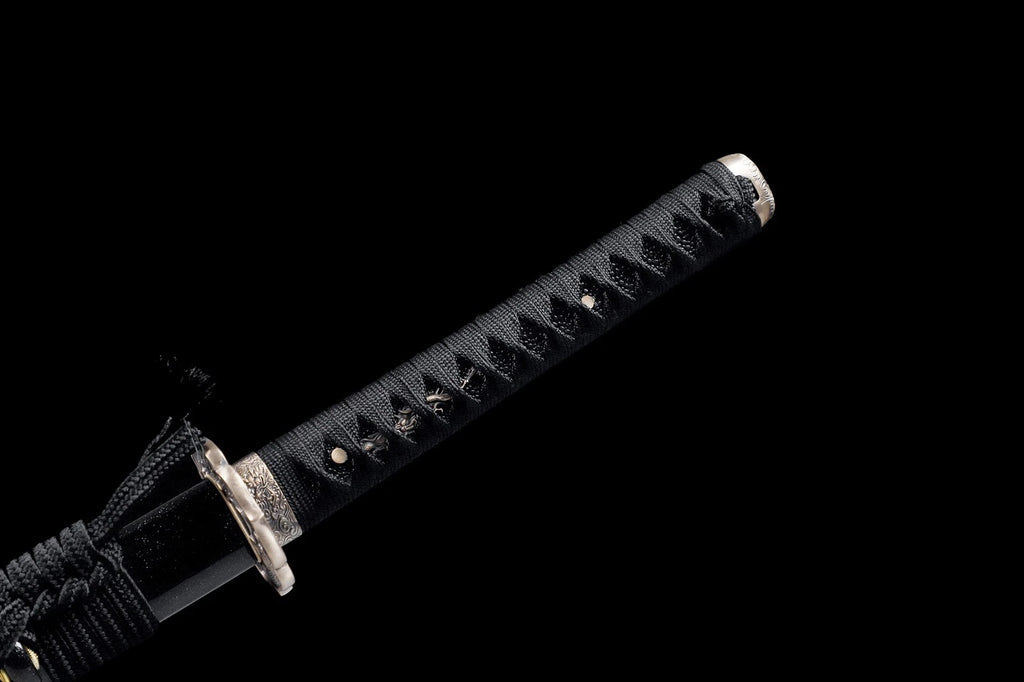 The Imperial Sentinel: Clay-Tempered with Brass Tsuba Samurai Katana