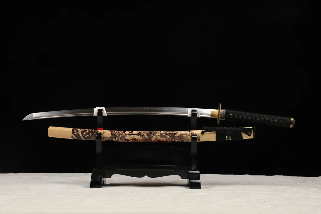 The Choji Sentinel: Hand-Forged Clay Tempered Samurai Katana
