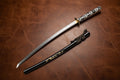 The Crimson Blossom: Clay-Tempered Choji Hamon Samurai Katana