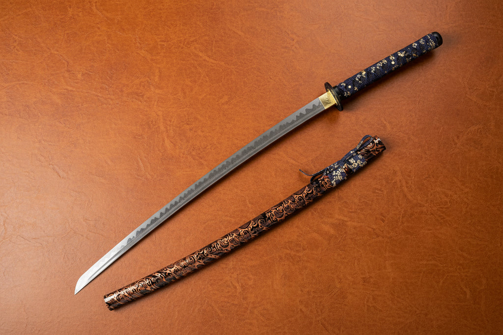 The Ember of Muspell: Damascus Folded Steel Samurai Katana