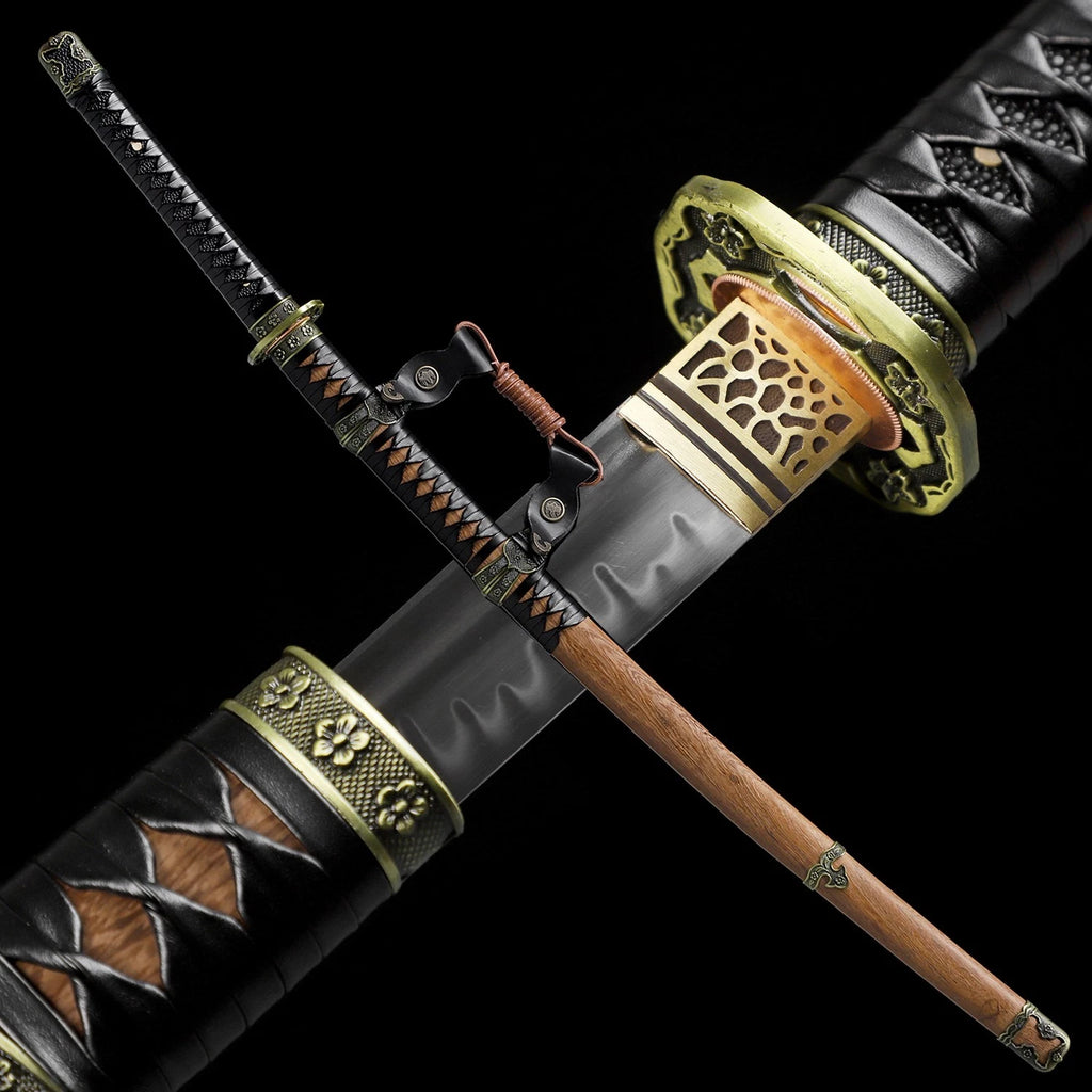 The Serpent’s Whisper: Hand-Forged T10 Steel Katana