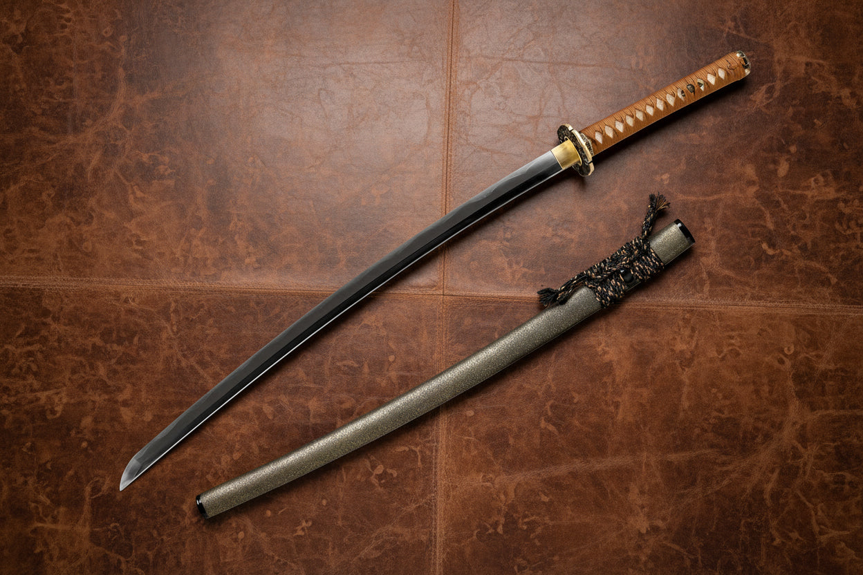 The Vanguard’s Resolve: Clay-Tempered Samurai Katana