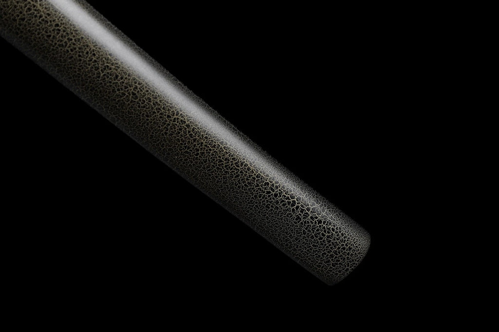 The Nomad’s Resolve: Clay-Tempered Katana with Leather Wrap
