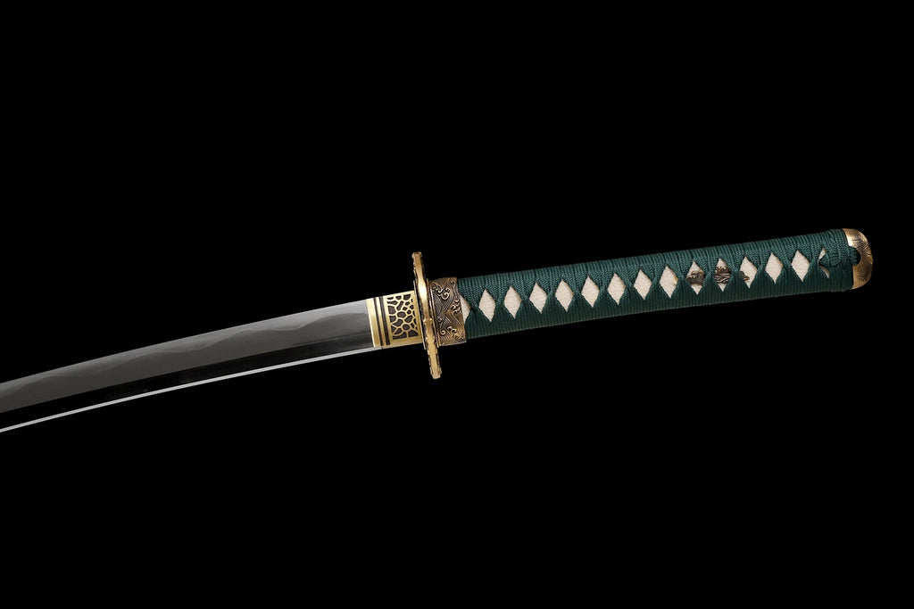 The Silent Shogun: Hand-Polished Clay Tempered Samurai Katana