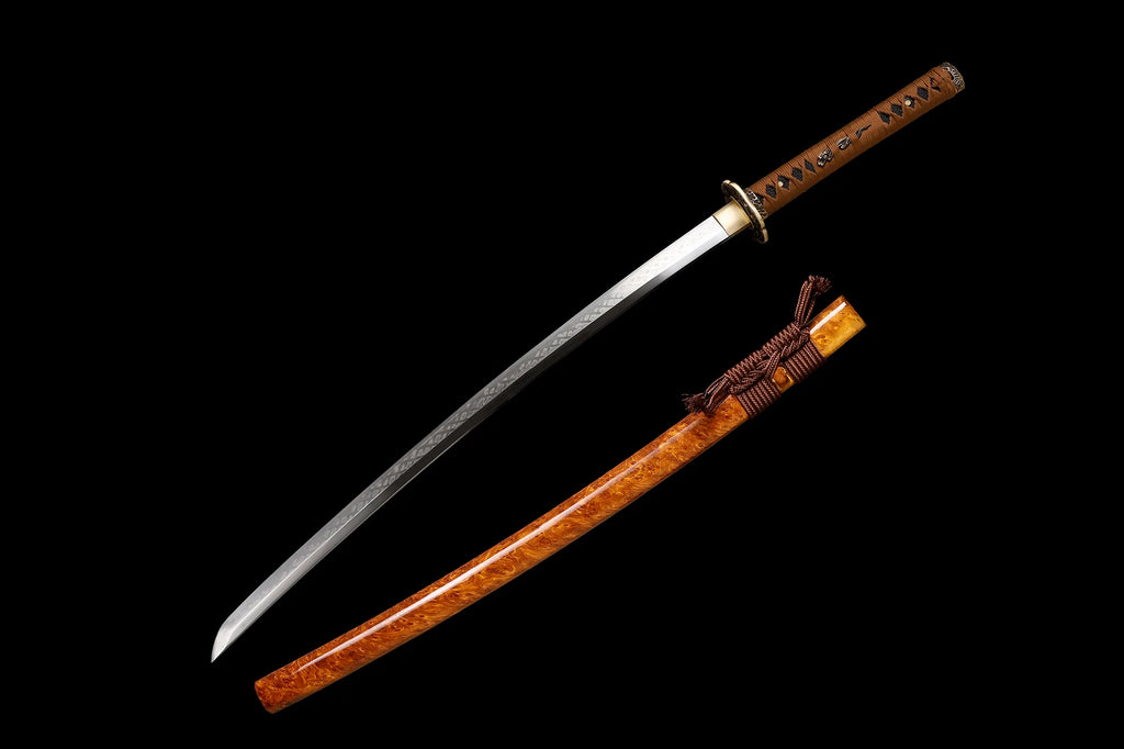 The Shogun’s Legacy: Clay-Tempered Steel Samurai Katana