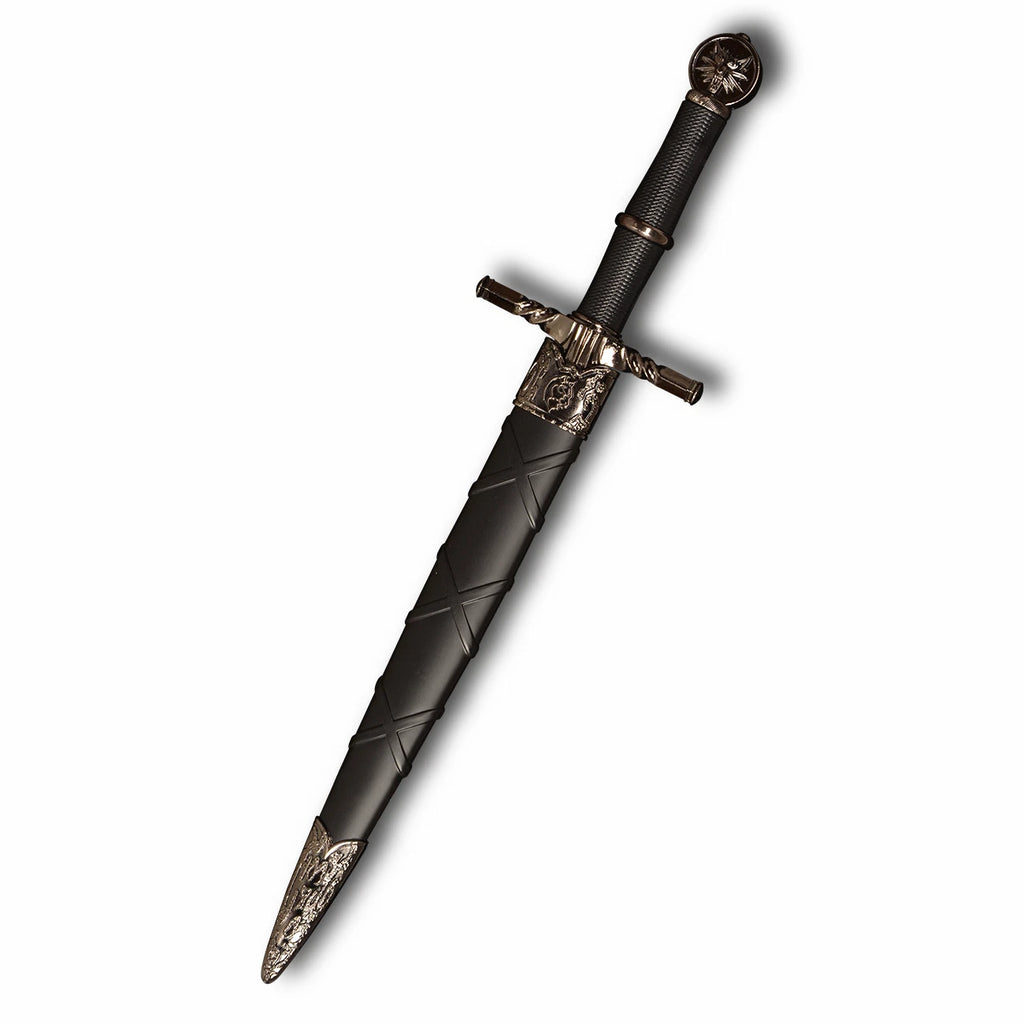 The Obsidian Shard: Black Stainless Steel Mini Short Sword