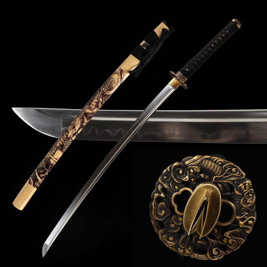 The Choji Sentinel: Hand-Forged Clay Tempered Samurai Katana
