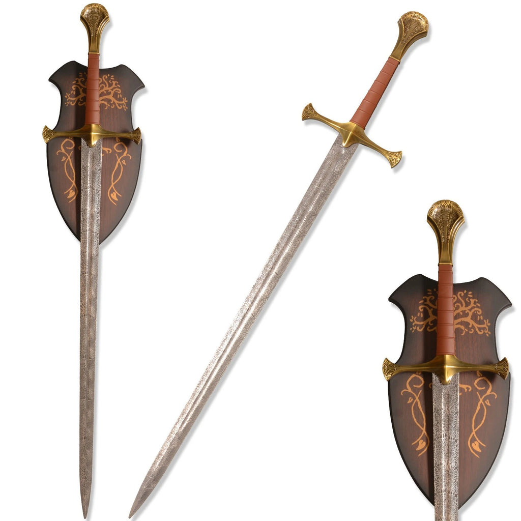The Citadel Guardian: Stainless Steel Medieval Knight Sword