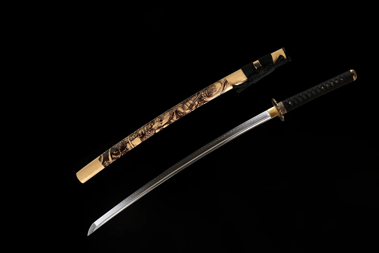 The Choji Sentinel: Hand-Forged Clay Tempered Samurai Katana