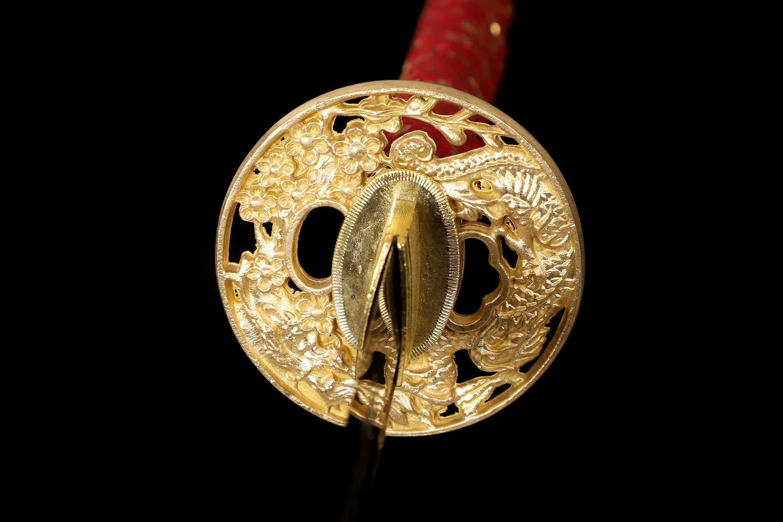 The Gilded Shogun: Hand-Forged 1095 High Carbon Gold Blade Katana
