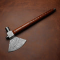 The Northman’s Peace: Premium Damascus Pipe Tomahawk