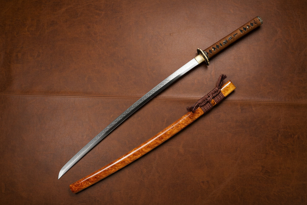 The Shogun’s Legacy: Clay-Tempered Steel Samurai Katana