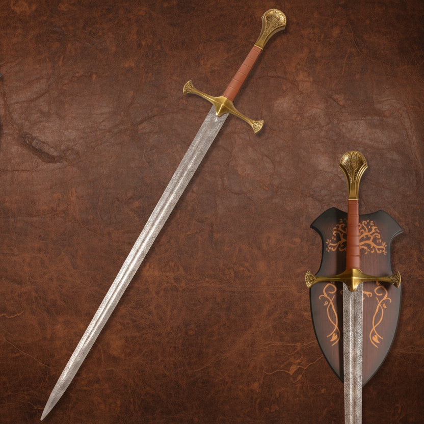 The Citadel Guardian: Stainless Steel Medieval Knight Sword