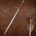The Citadel Guardian: Stainless Steel Medieval Knight Sword