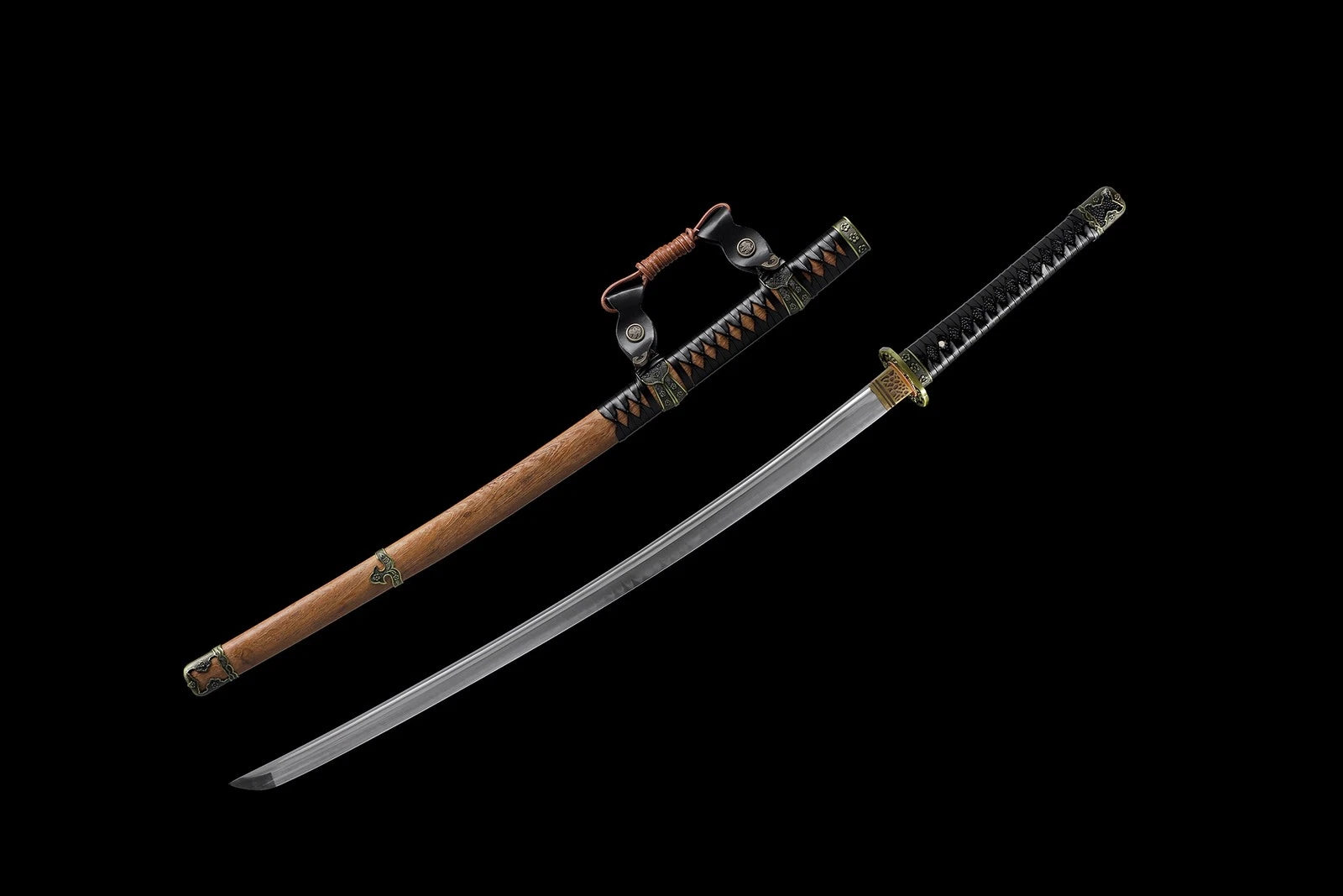 The Serpent’s Whisper: Hand-Forged T10 Steel Katana