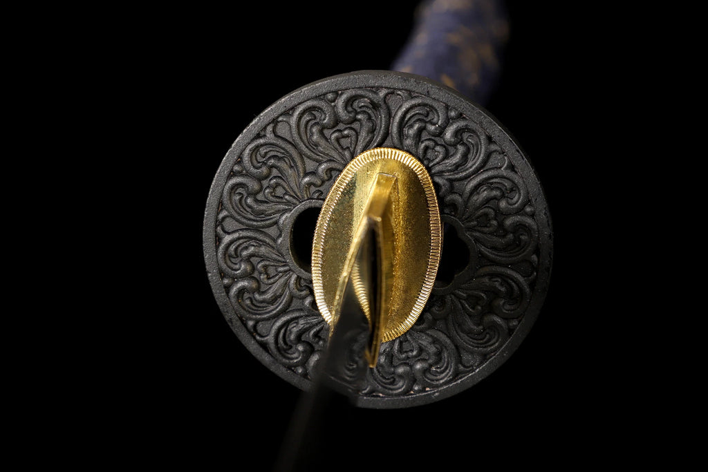 The Ember of Muspell: Damascus Folded Steel Samurai Katana