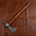 The Northman’s Peace: Premium Damascus Steel Pipe Tomahawk