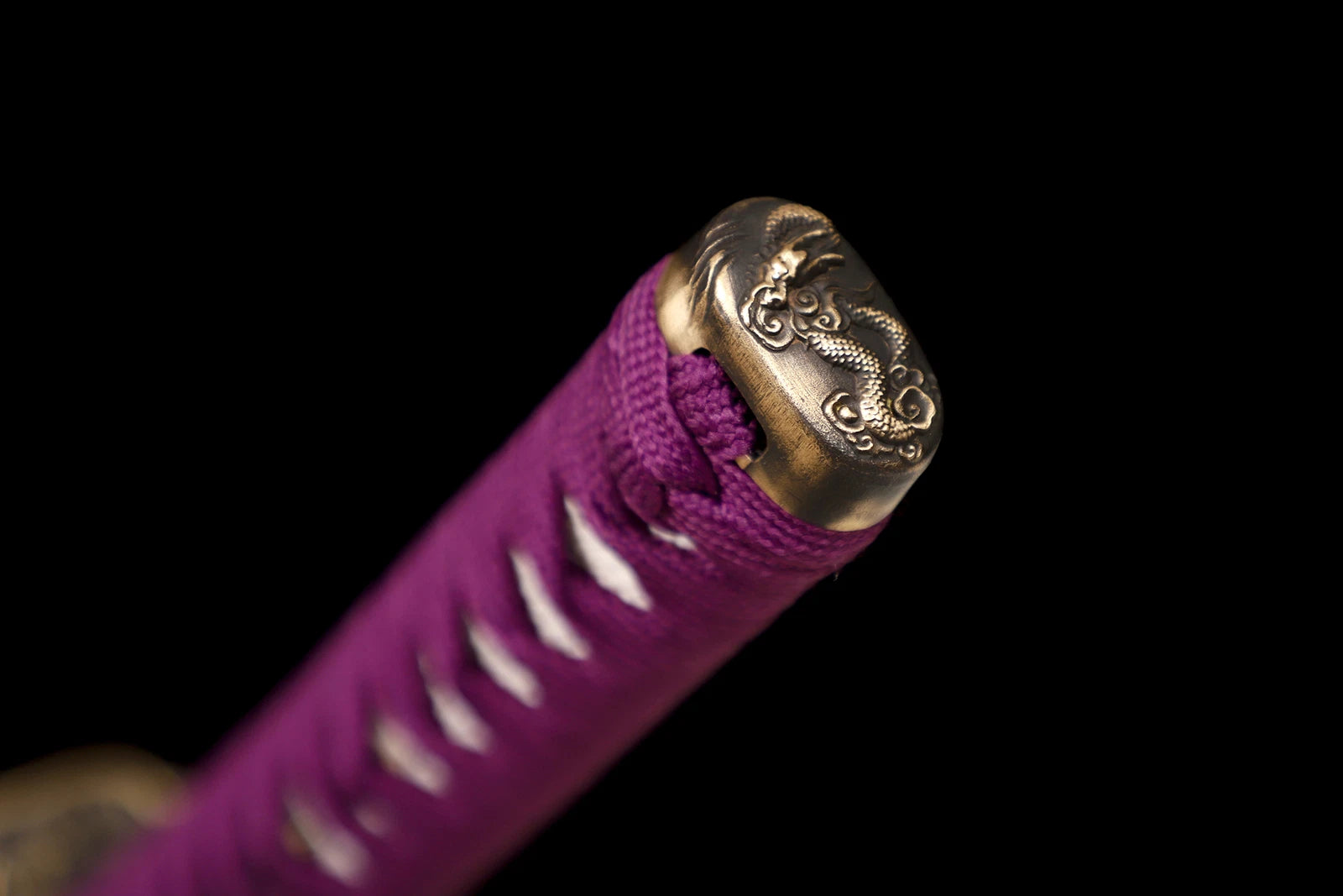 The Dragon’s Breath: Clay-Tempered T10 Katana with Brass Dragon Tsuba