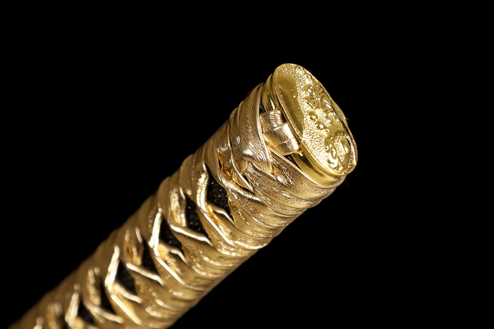 The Golden Dragon: Hand-Forged 1095 High Carbon Gold Blade Katana
