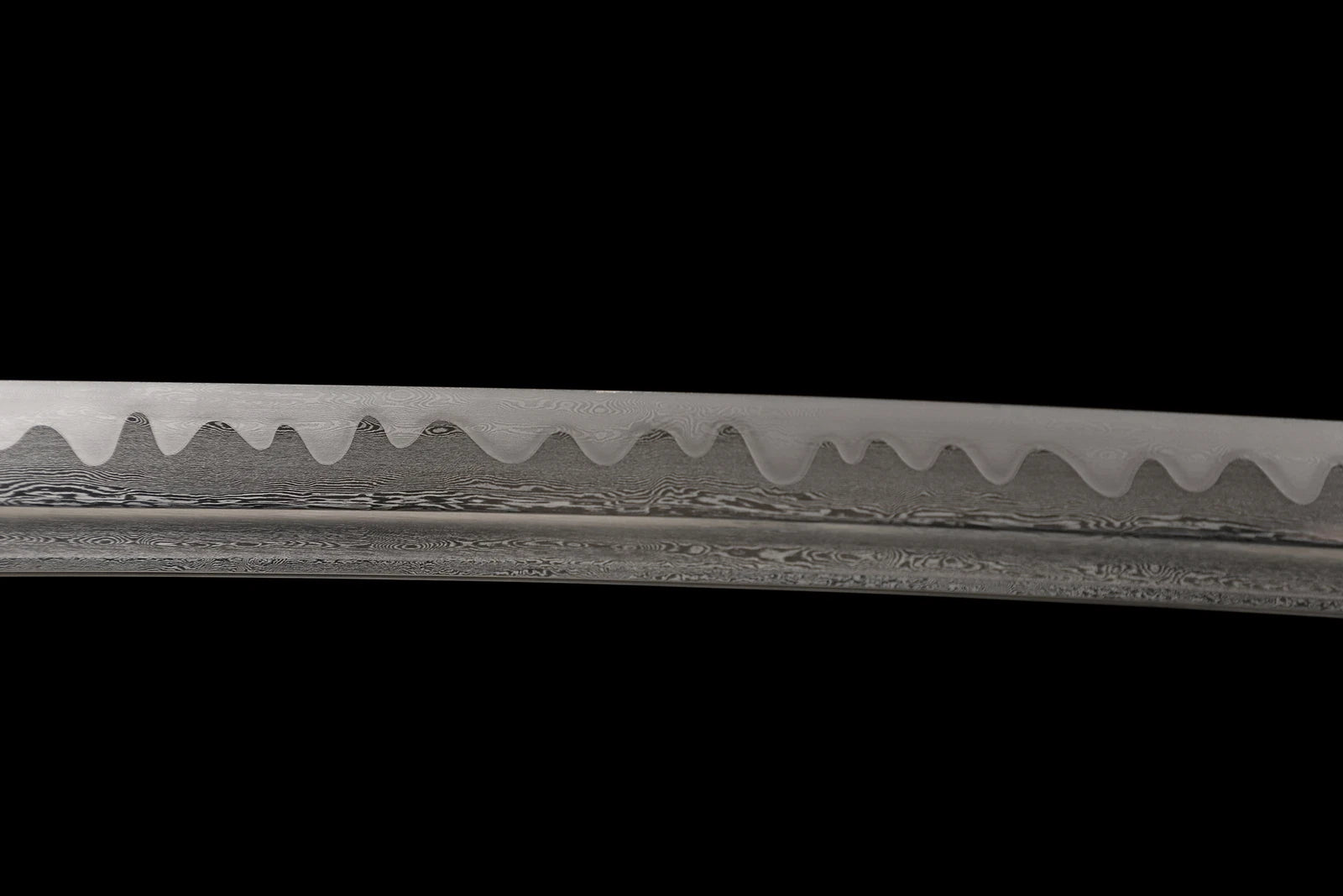 The Ember of Muspell: Damascus Folded Steel Samurai Katana