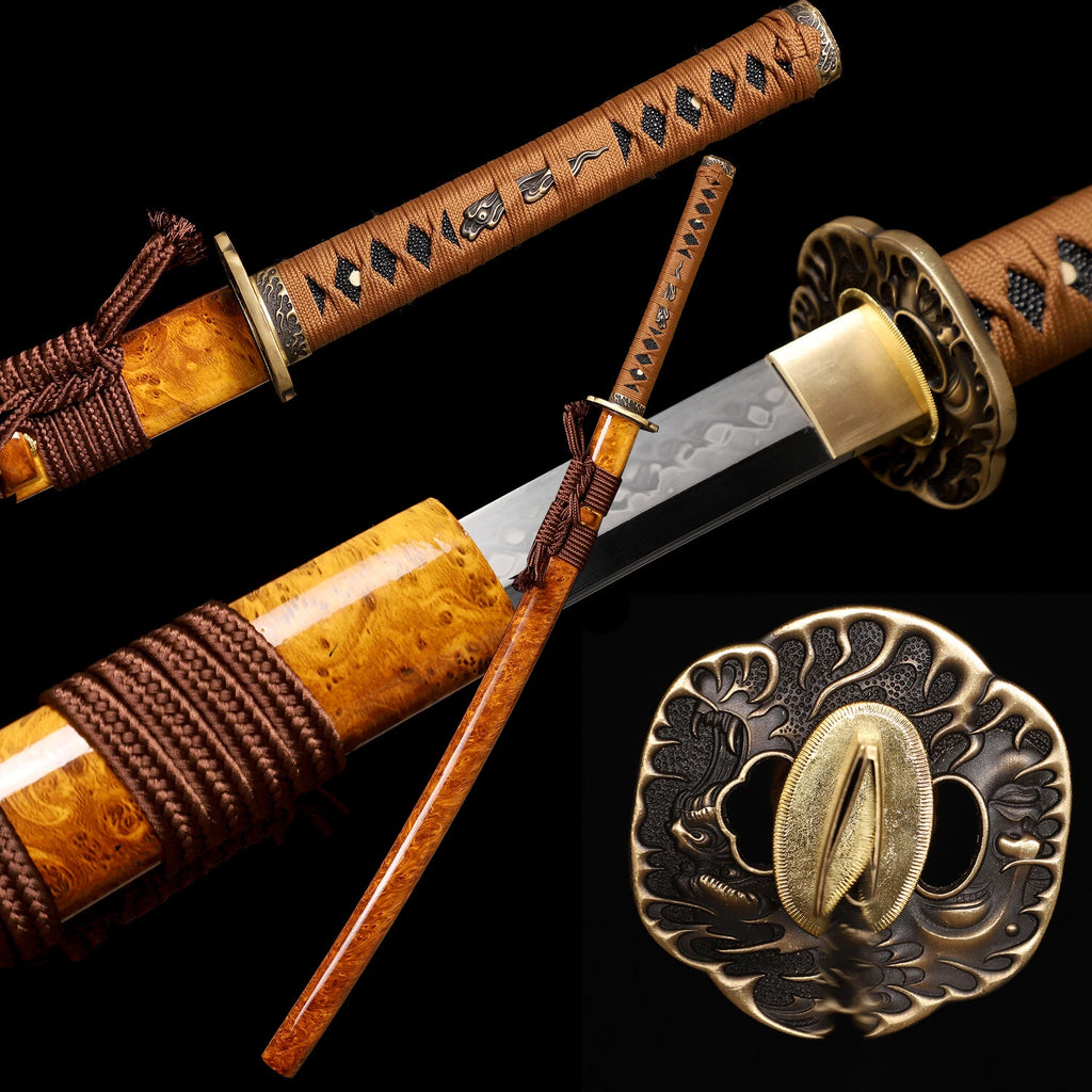 The Shogun’s Legacy: Clay-Tempered Steel Samurai Katana