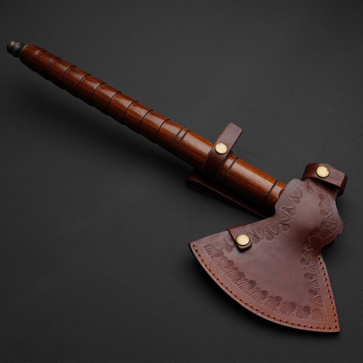 The Northman’s Peace: Premium Damascus Pipe Tomahawk