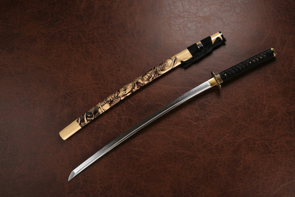 The Choji Sentinel: Hand-Forged Clay Tempered Samurai Katana