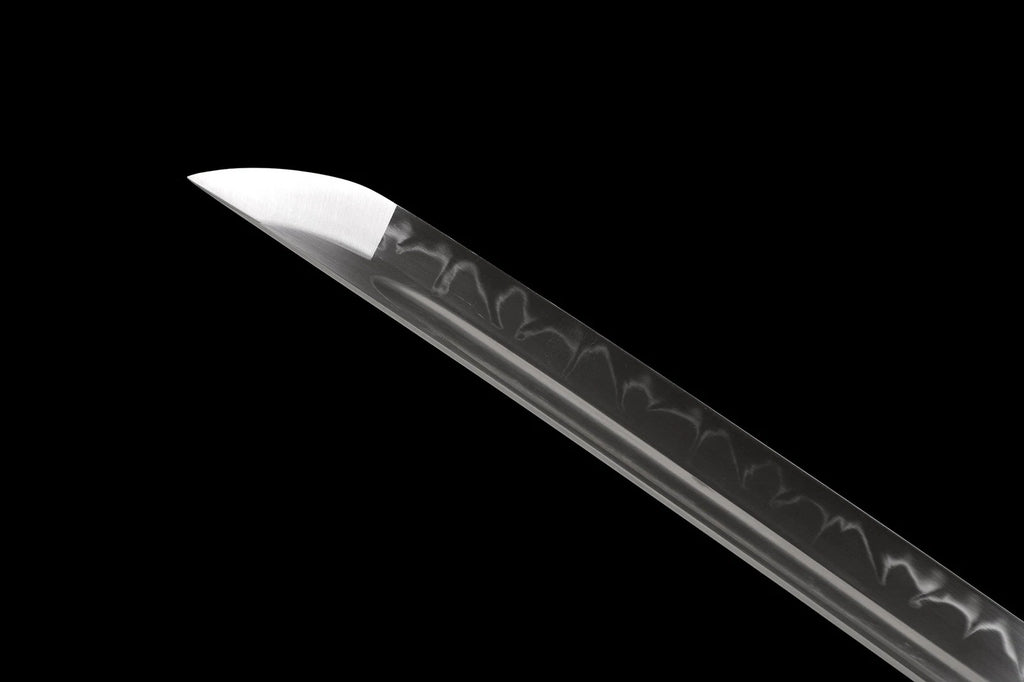 The Imperial Sentinel: Clay-Tempered with Brass Tsuba Samurai Katana