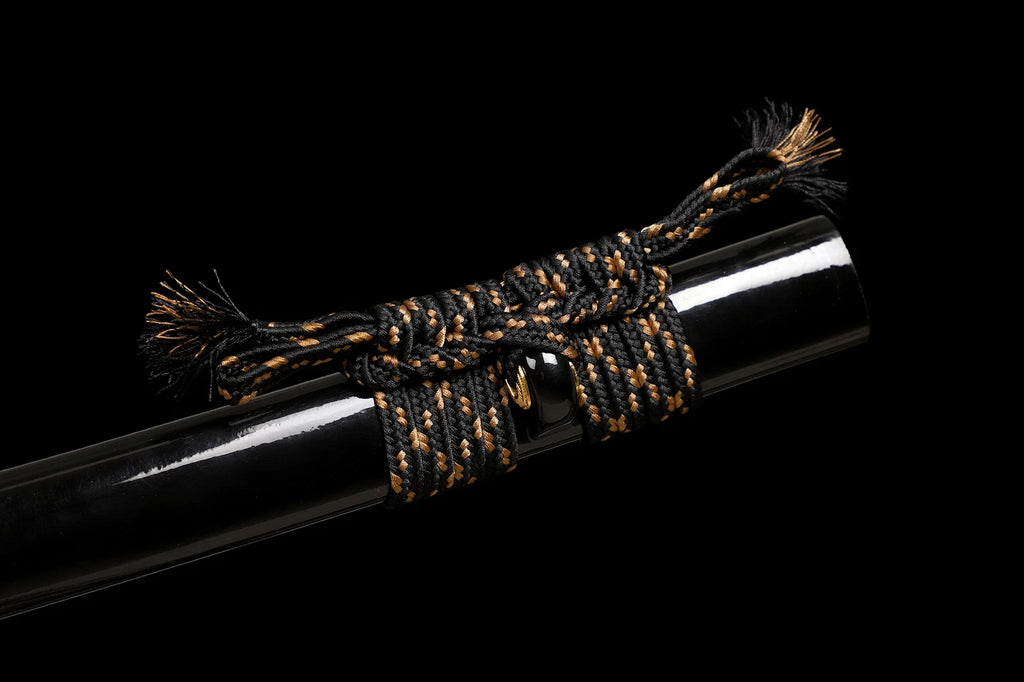 The Crimson Blossom: Clay-Tempered Choji Hamon Samurai Katana