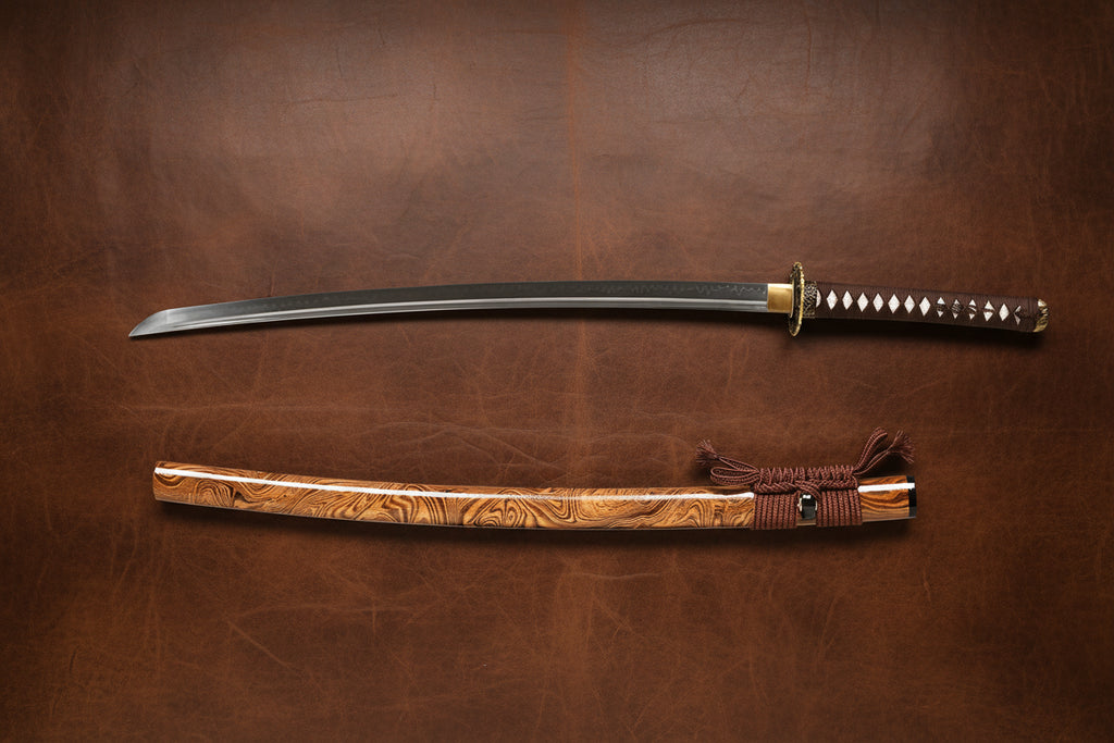 The Earth’s Vein: Clay-Tempered Master Steel Katana