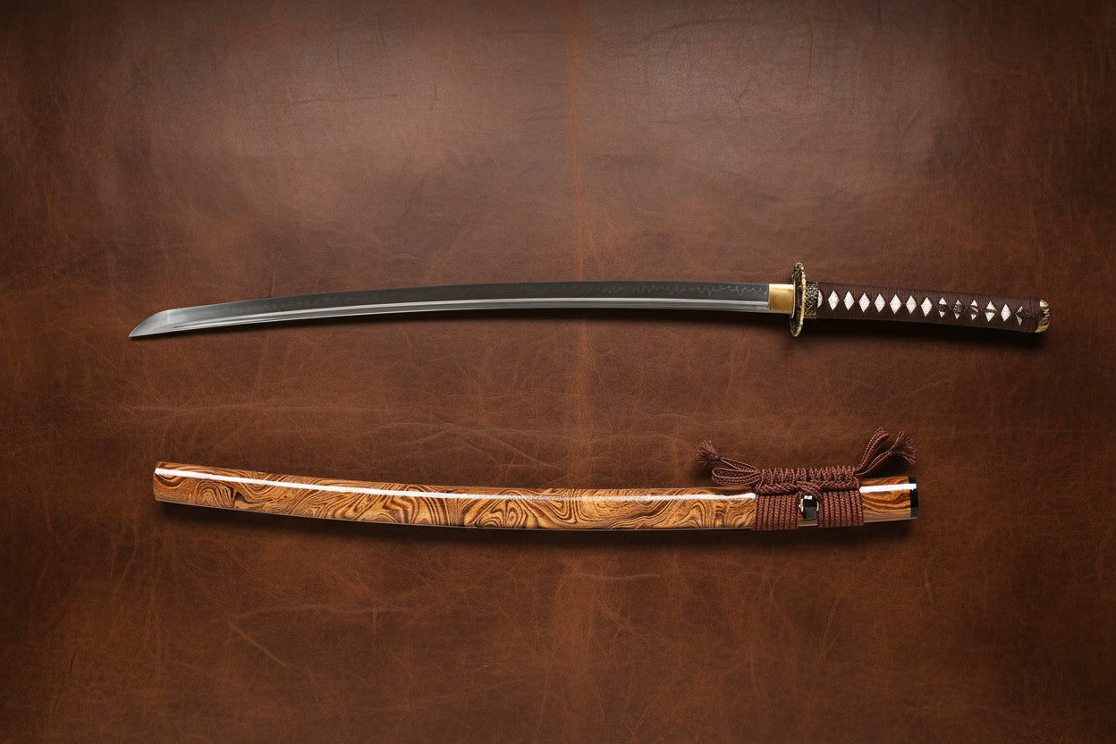 The Earth’s Vein: Clay-Tempered Master Steel Katana