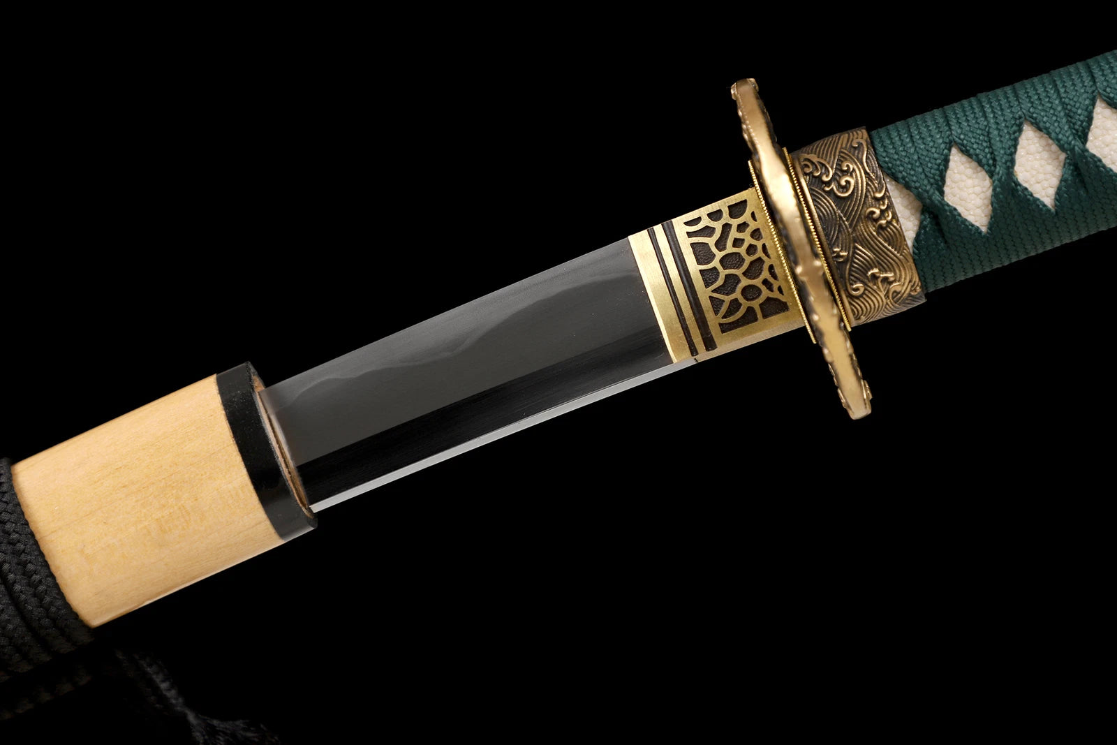 The Silent Shogun: Hand-Polished Clay Tempered Samurai Katana