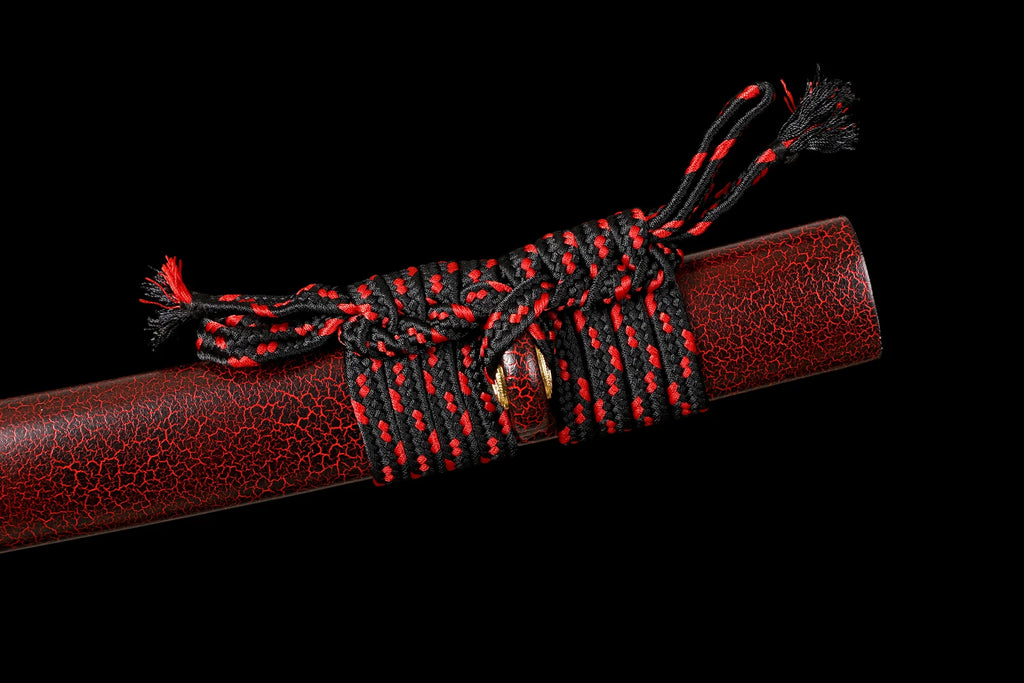 The Crimson Bamboo: Hand-Forged High Carbon Samurai Katana