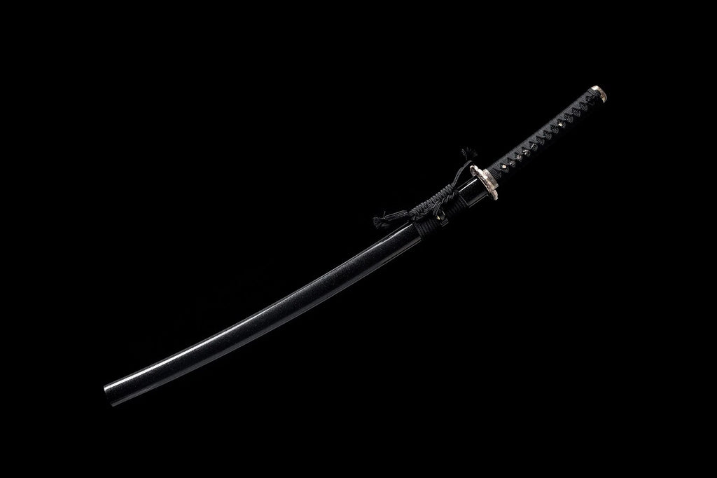 The Imperial Sentinel: Clay-Tempered with Brass Tsuba Samurai Katana