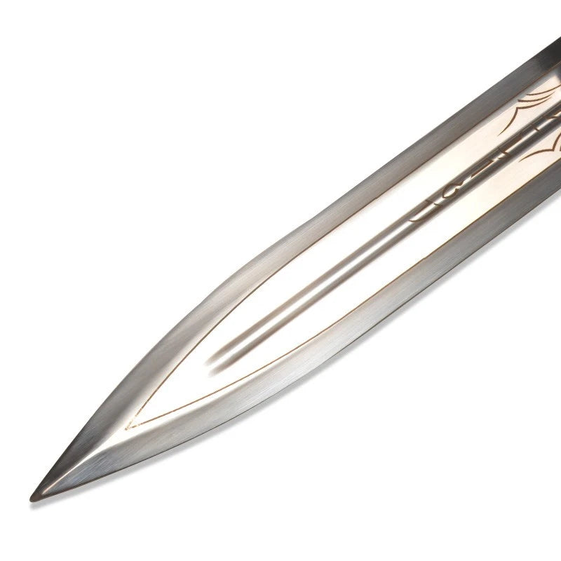 The Leonine Sovereign: Lion Head Stainless Steel King Sword