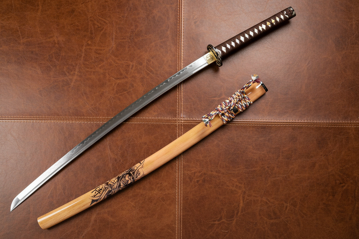 The Royal Decree: Clay-Tempered Samurai Katana
