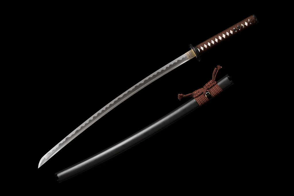 The Midnight Oak: Hand-Forged High Carbon Samurai Katana