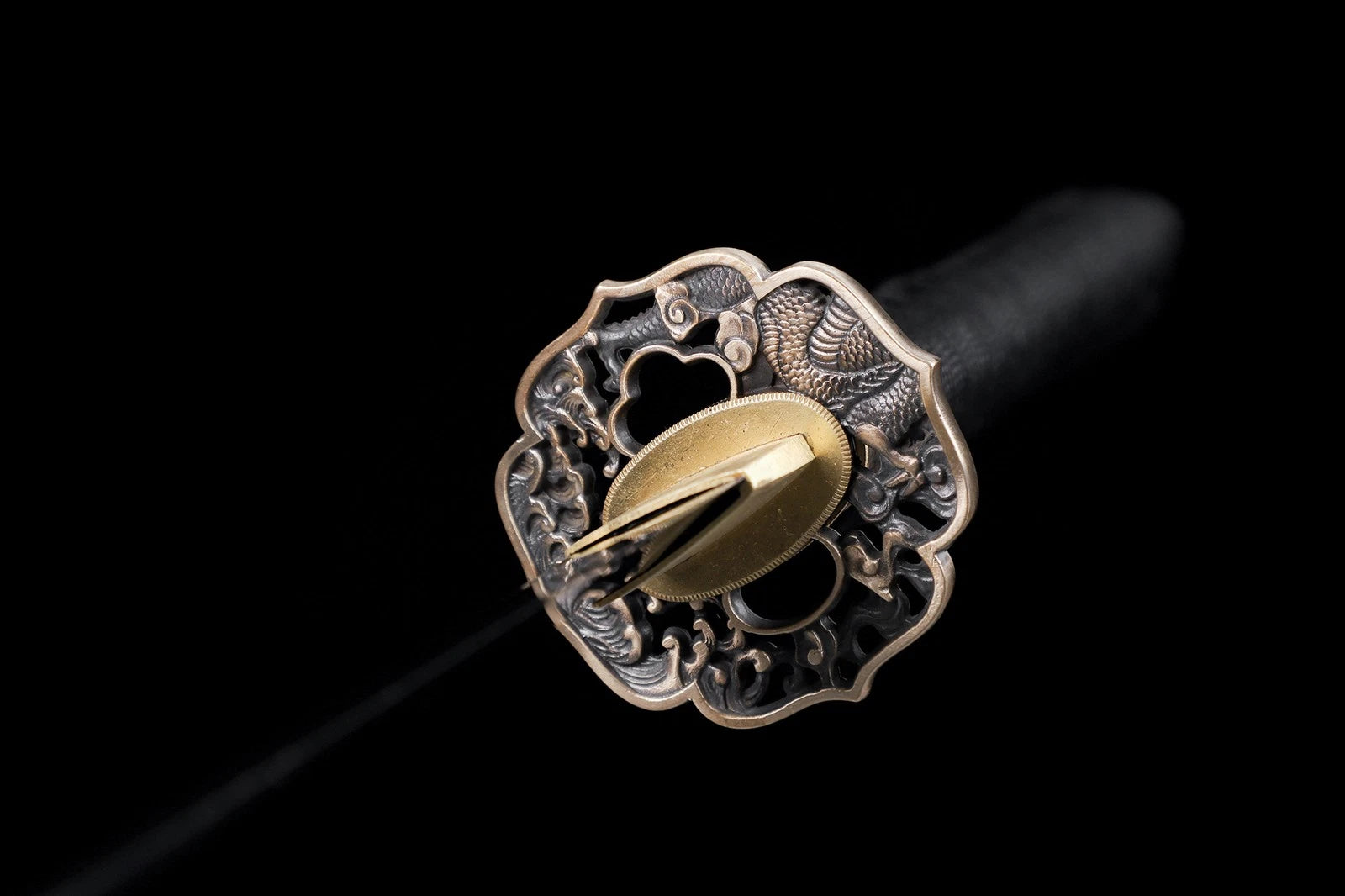 The Imperial Sentinel: Clay-Tempered with Brass Tsuba Samurai Katana