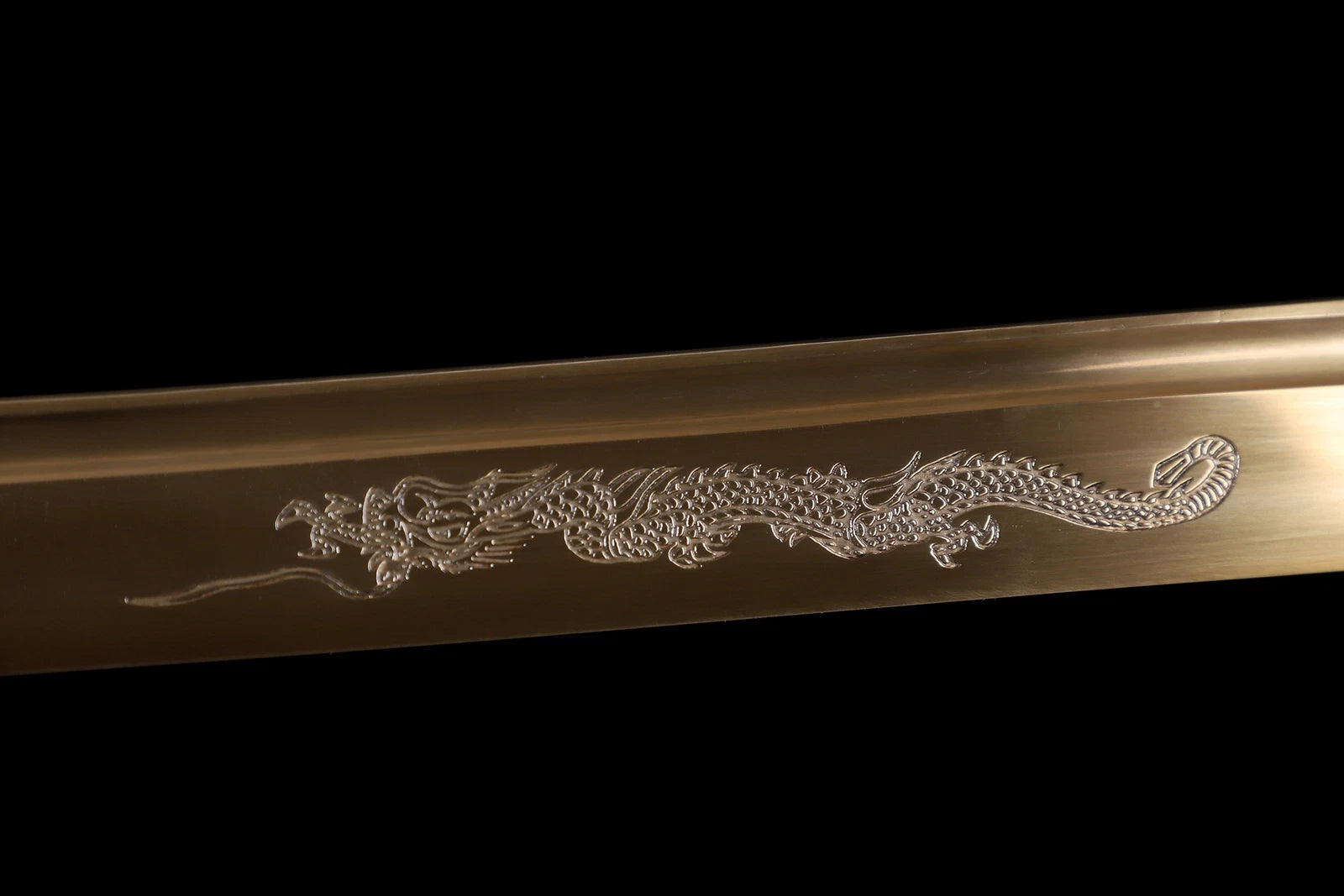 The Water Cloud Shogun: Hand-Forged 1095 High Carbon Gold Blade Katana