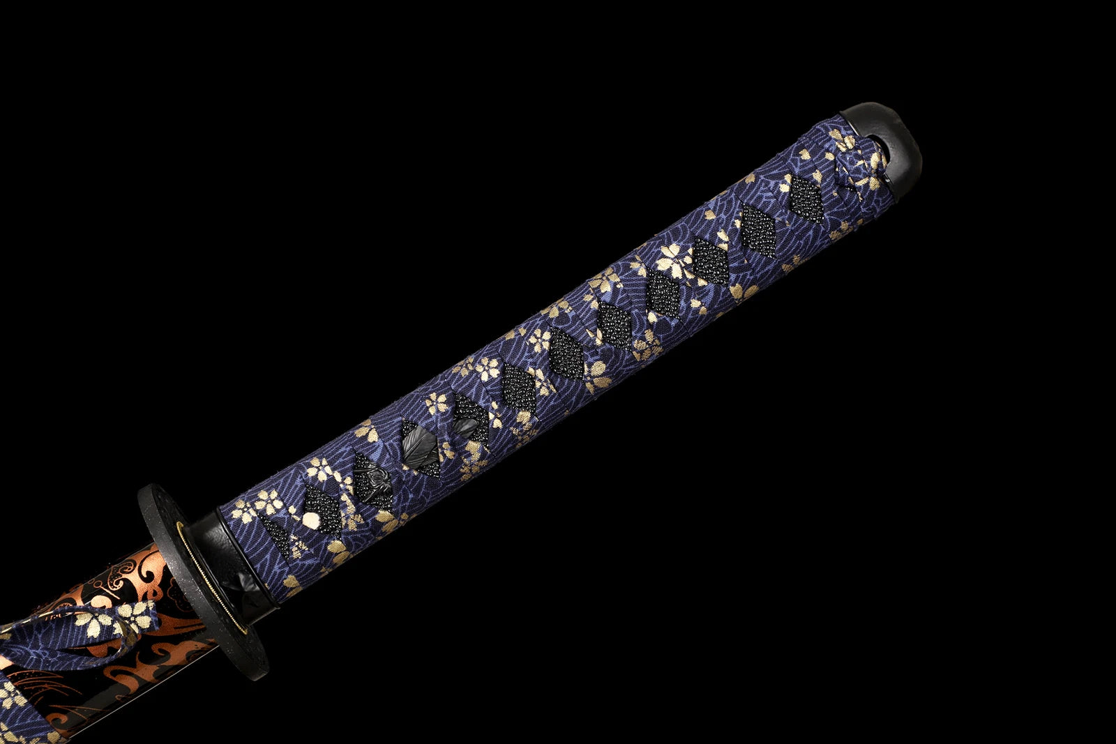 The Ember of Muspell: Damascus Folded Steel Samurai Katana