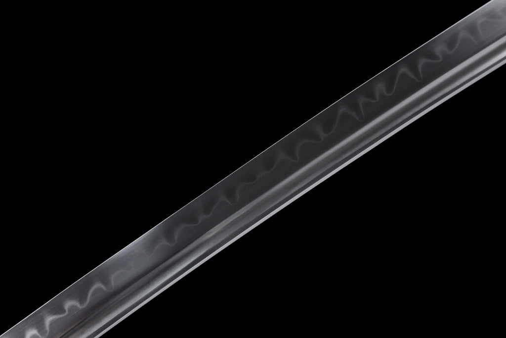 The Imperial Sentinel: Clay-Tempered with Brass Tsuba Samurai Katana