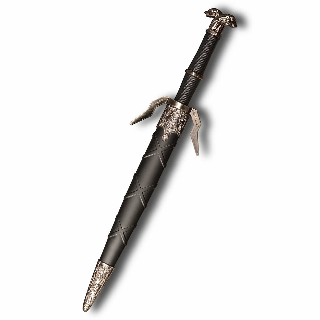 The Obsidian Vanguard: Black Stainless Steel Mini Western Sword