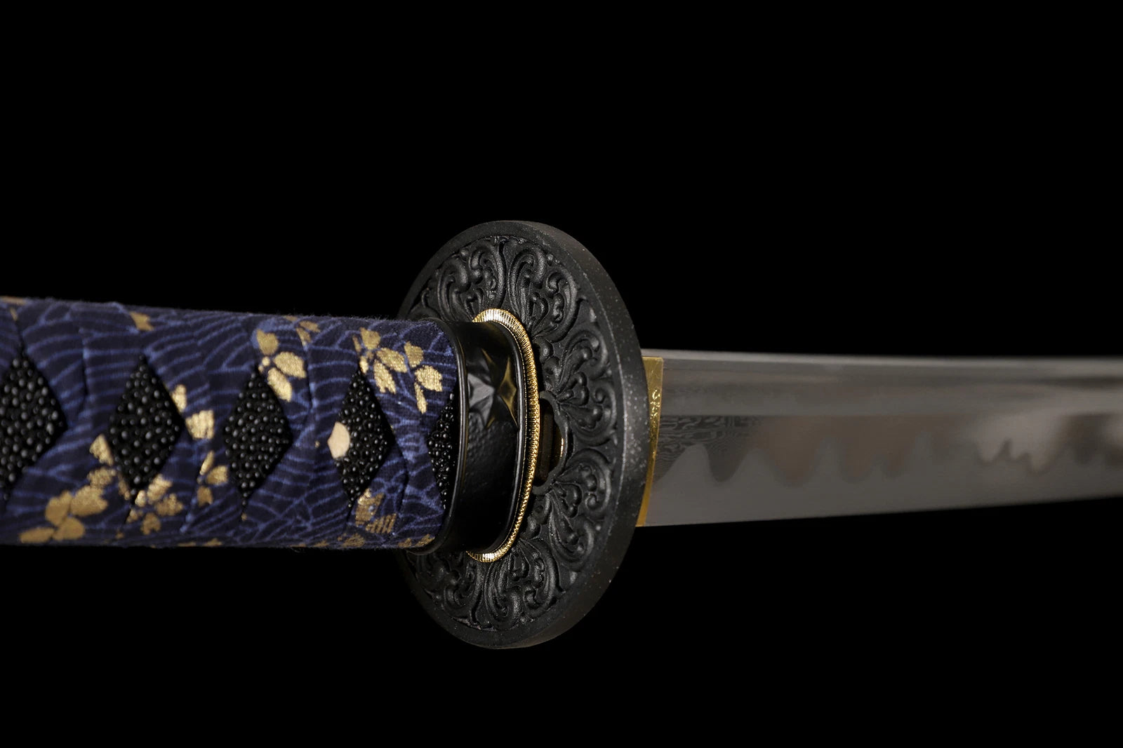 The Ember of Muspell: Damascus Folded Steel Samurai Katana